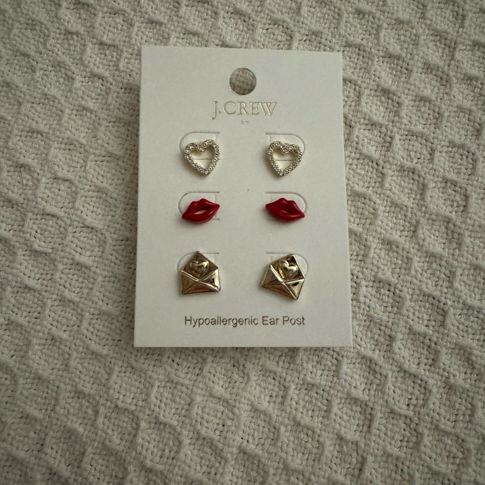 J CREW VALENTINE EARRING SET L@@K